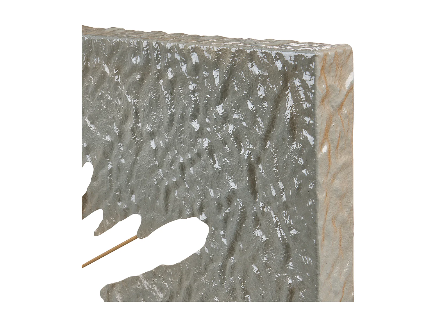 Décoration murale SKERRIES Métal 45 cm Gris