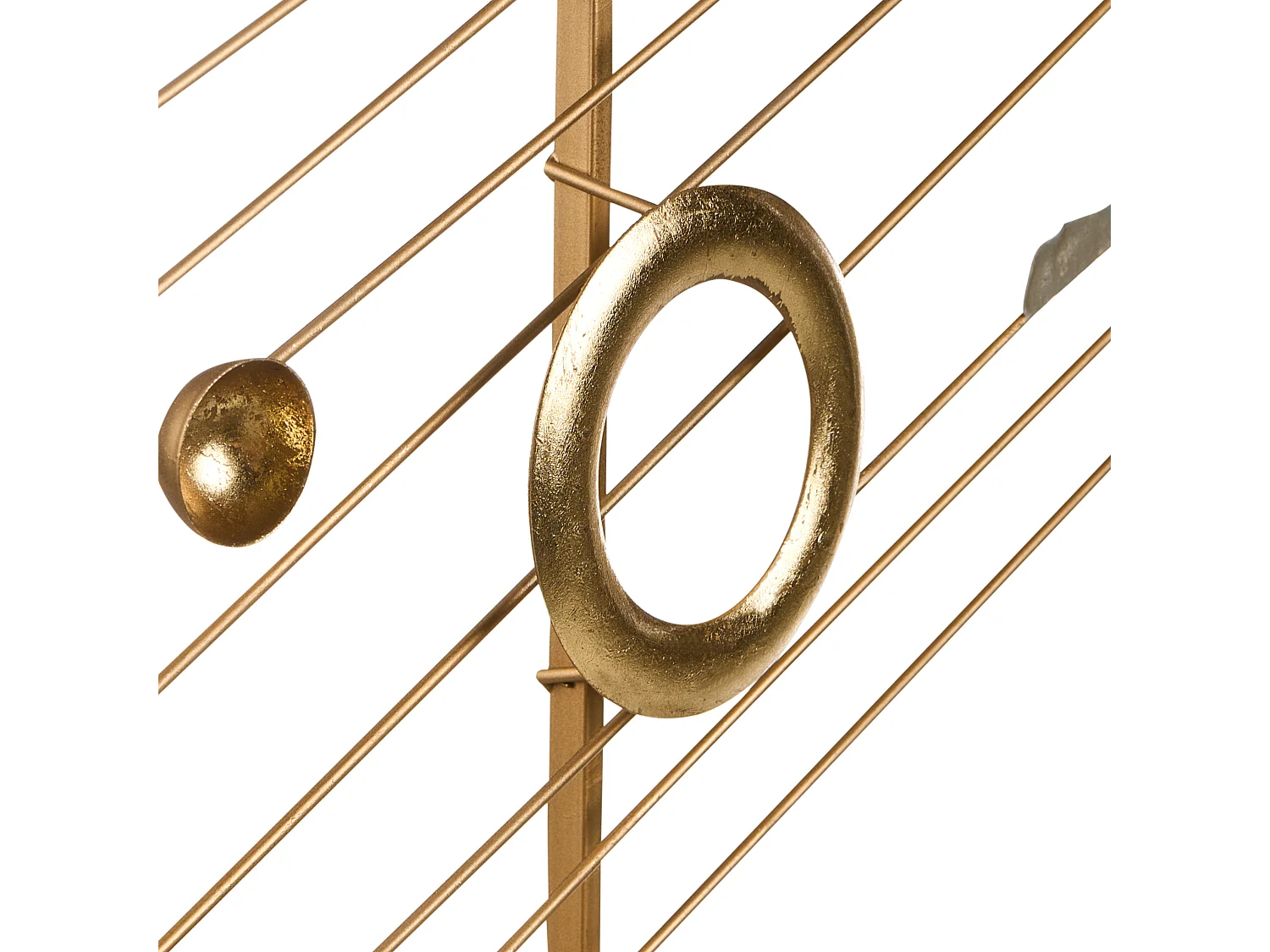 Décoration murale SKERRIES Métal 45 cm Gris