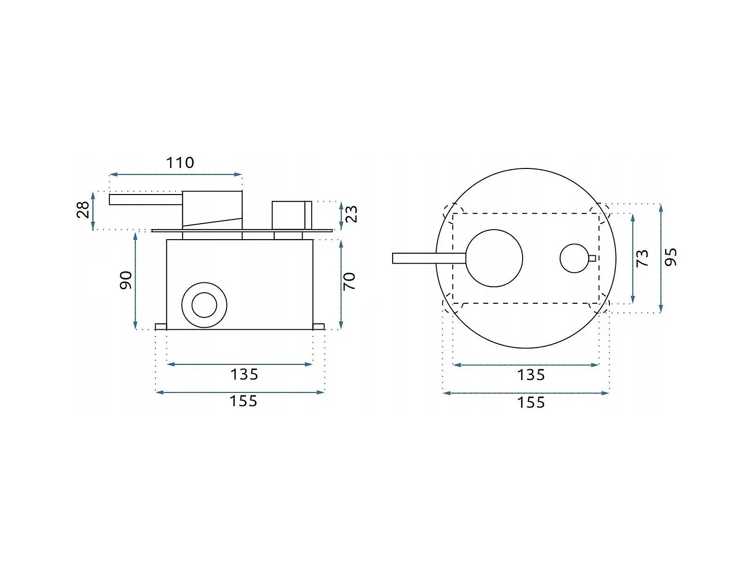 Kit De Douche Rea Js-622711G Argon Gold
