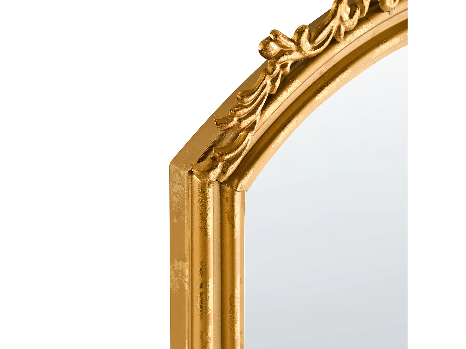 Miroir GORGES 55 cm 96 cm Métal Doré