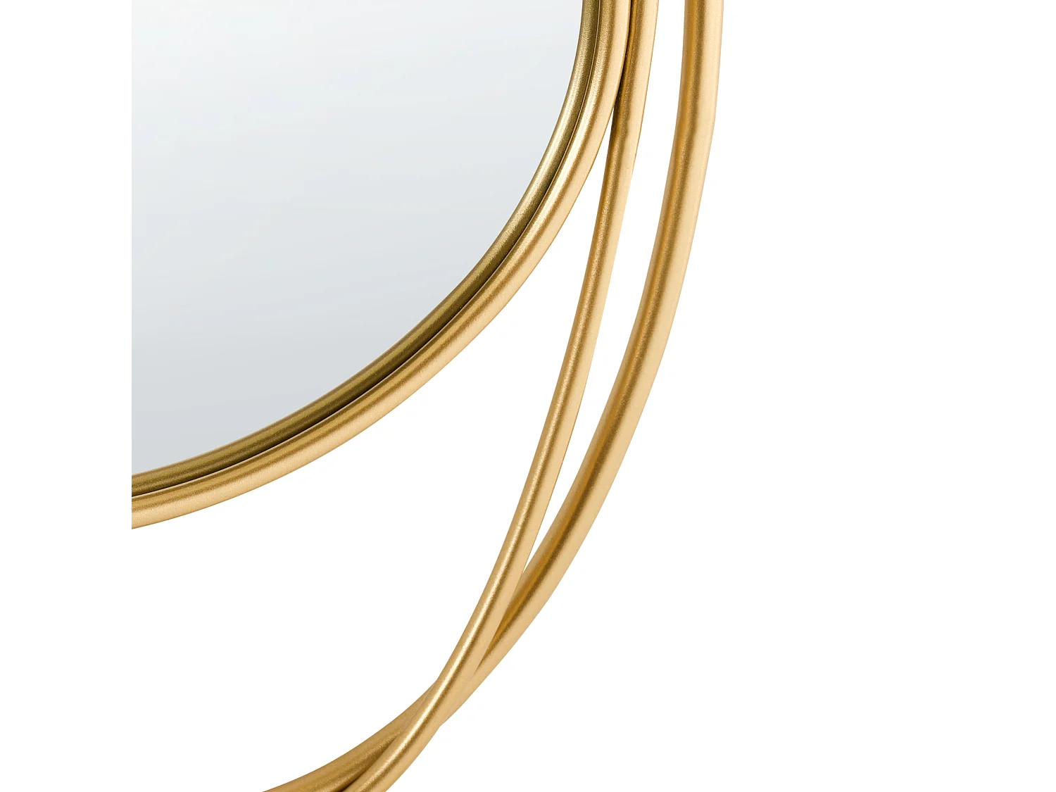 Miroir COURCY 50 cm 54 cm Métal Doré