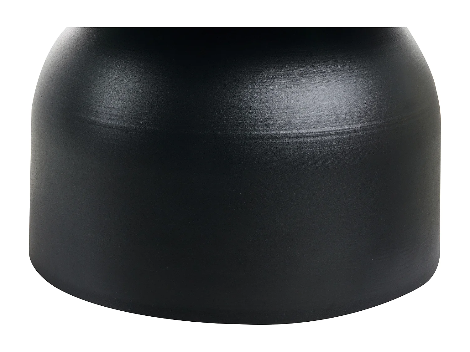Couchtisch Metall rund schwarz modernes Design Torrens