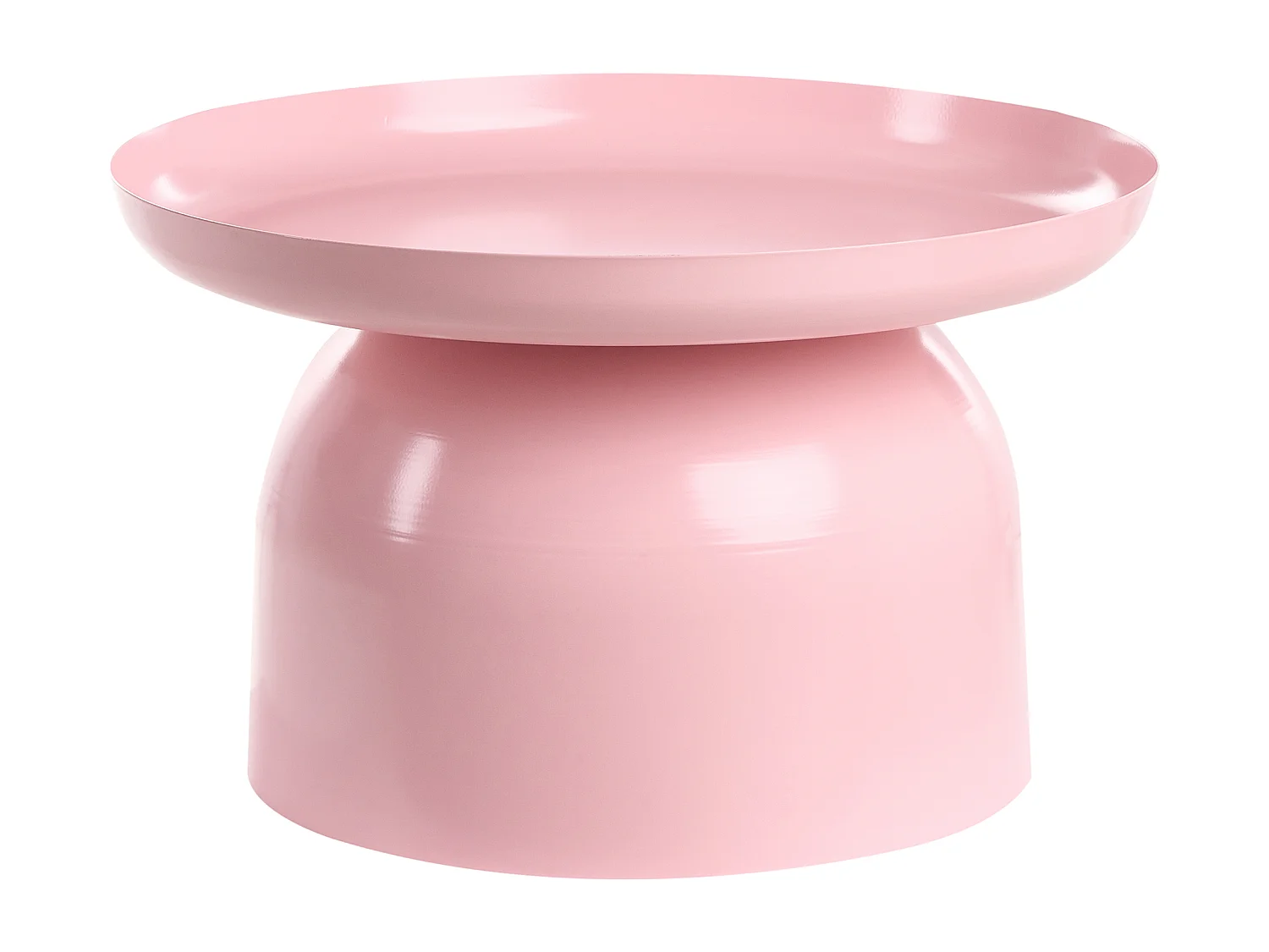 Table basse TORRENS Métal Rose pastel