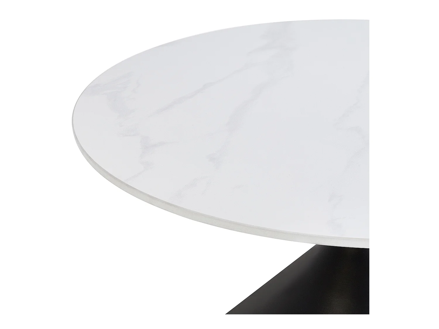 Tavolino da caffè HAIWEE Ceramica Nero/ Bianco