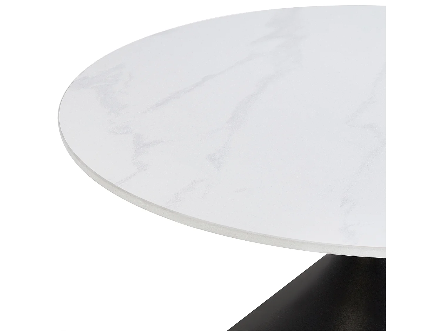Table basse HAIWEE Céramique Noir/blanc