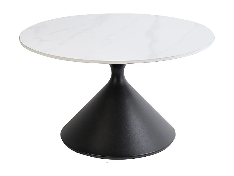 Table basse HAIWEE Céramique Noir/blanc