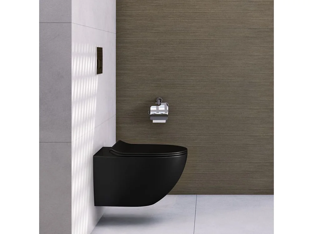 Cuvette Wc Suspendue Rea Loyd Slim Black