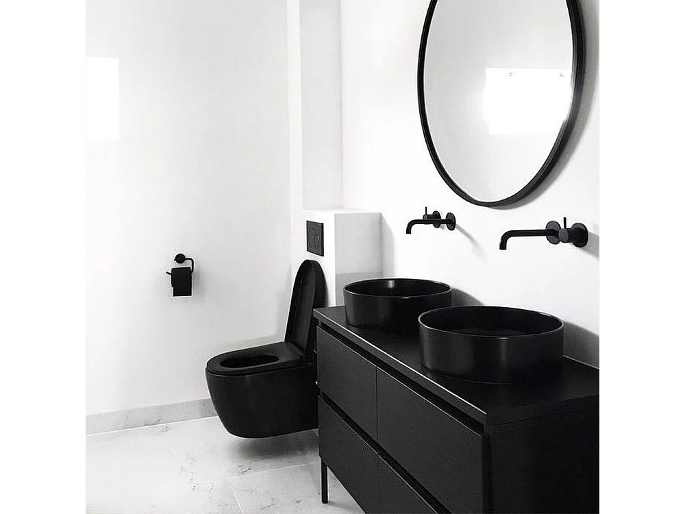 Cuvette Wc Suspendue Rea Loyd Slim Black