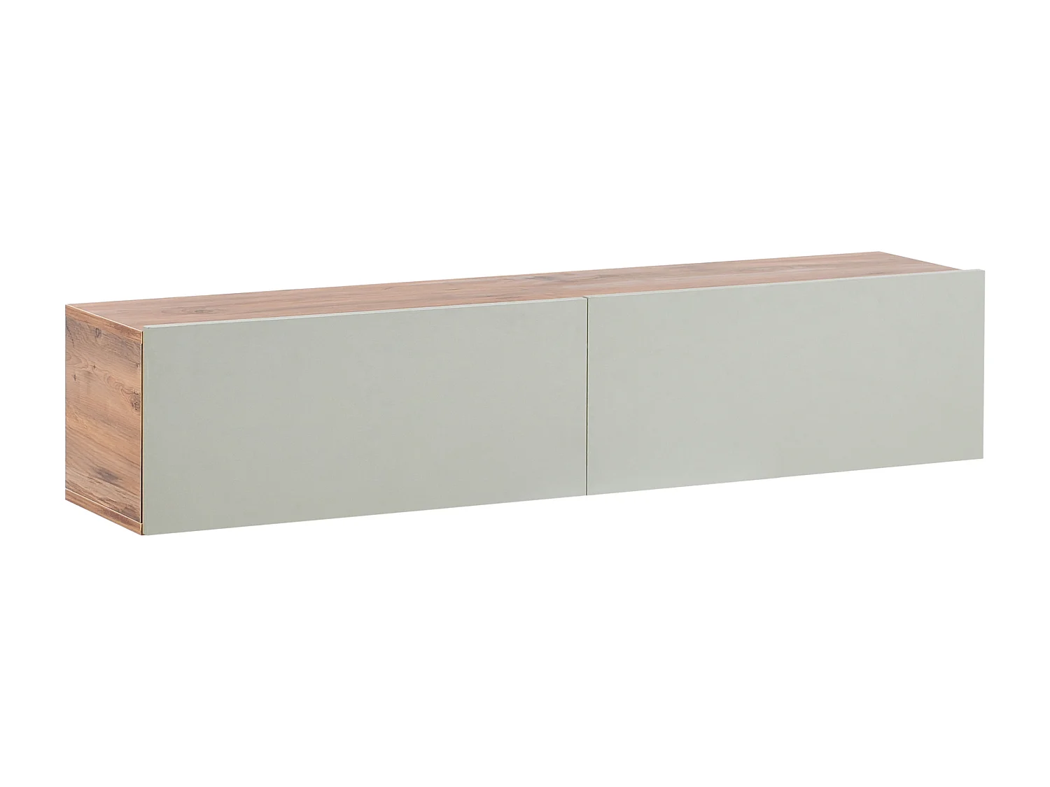 Wisząca szafka RTV GLADSTONE Jasnozielony