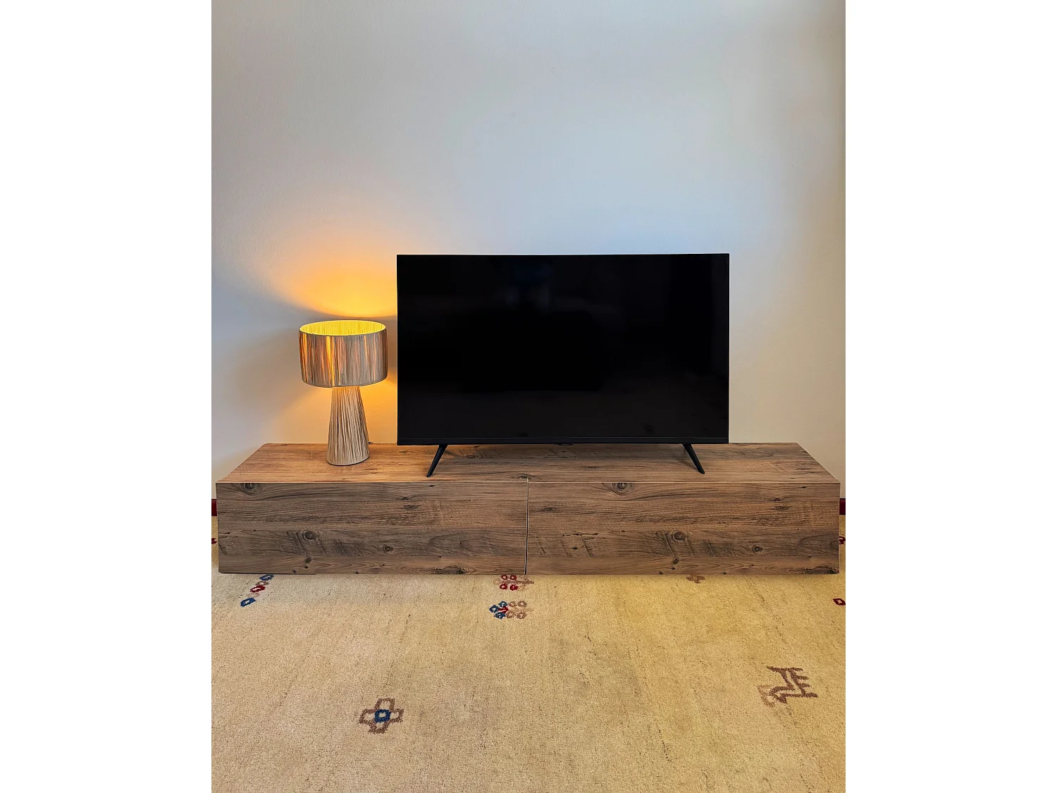 Meuble TV mural GLADSTONE Marron
