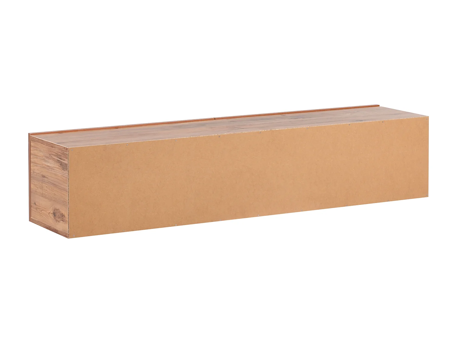 TV-Möbel schmal wandhängend Holzoptik rot 140 cm mit 2 Türen modern Gladstone