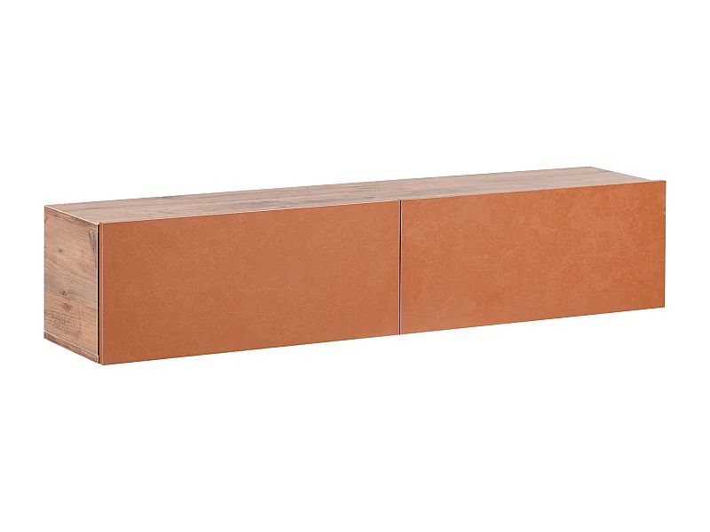 Wandgemonteerd tv-meubel GLADSTONE Rood