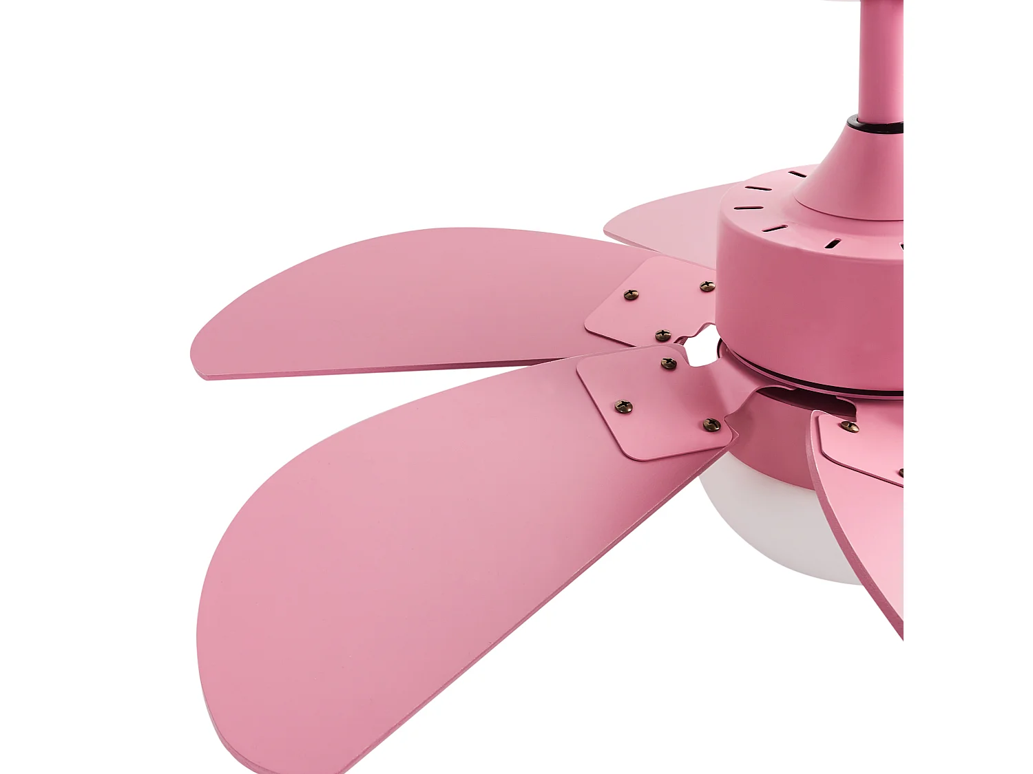 Ventilateur de plafond avec lampe LOGAR Avec télécommande Rose