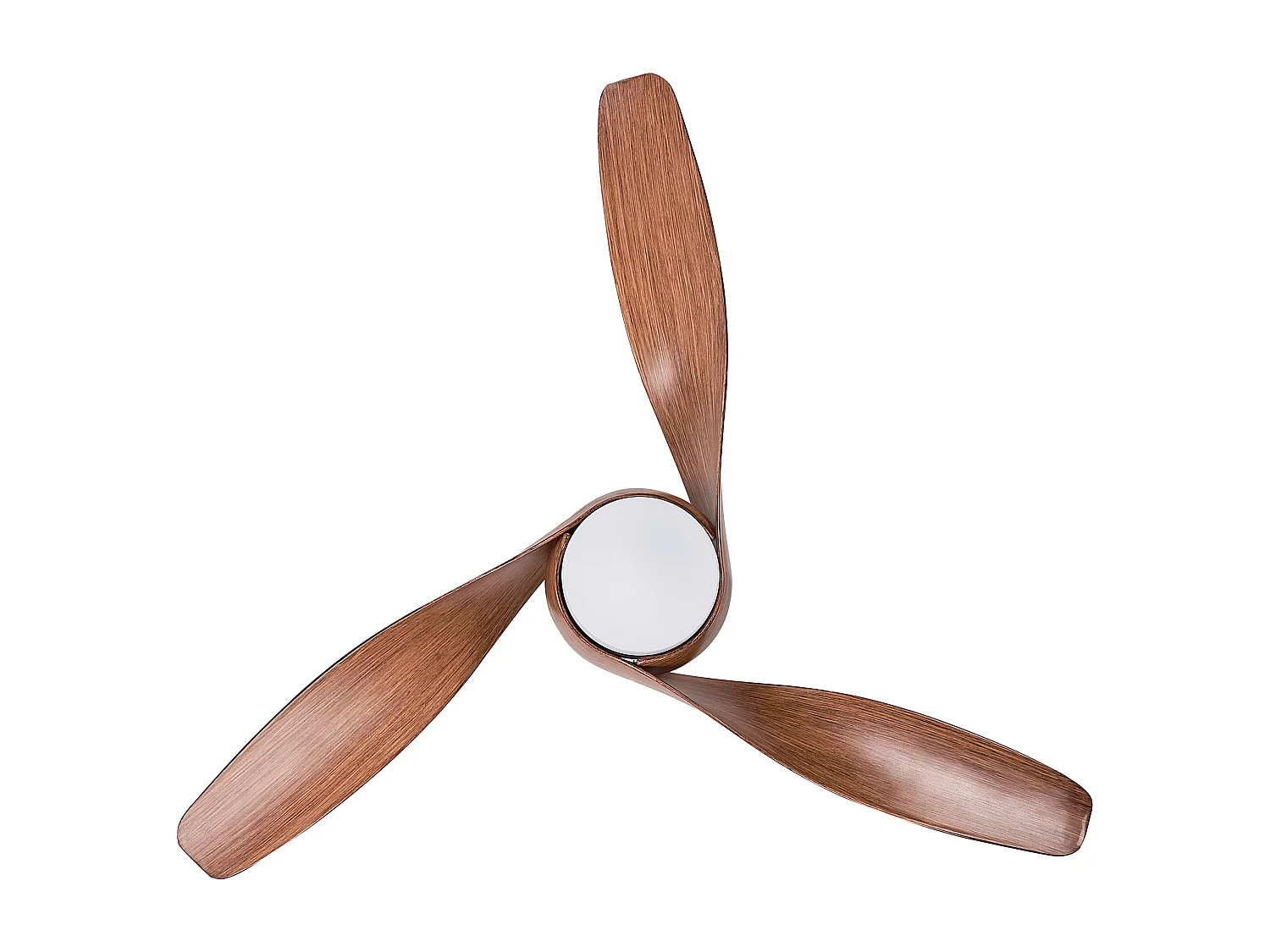 Ventilador de teto com luz PARIA Com comando remoto Castanho