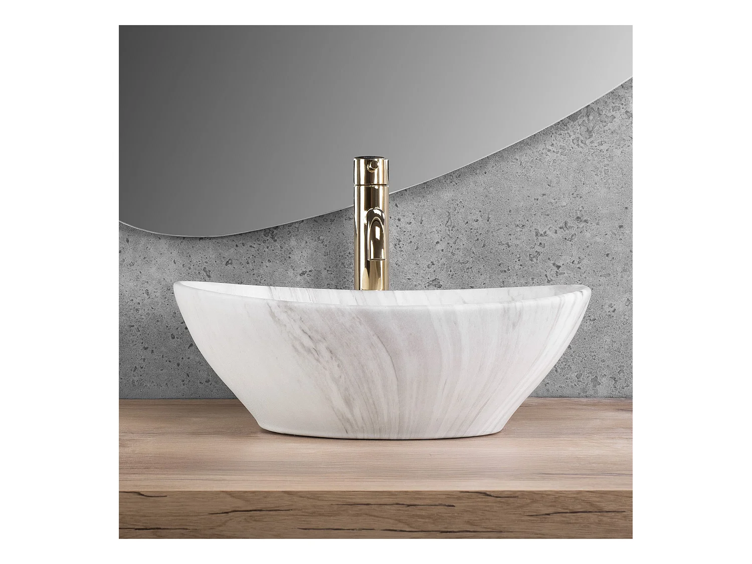 Vasque À Poser Rea Sofia Ash Matt