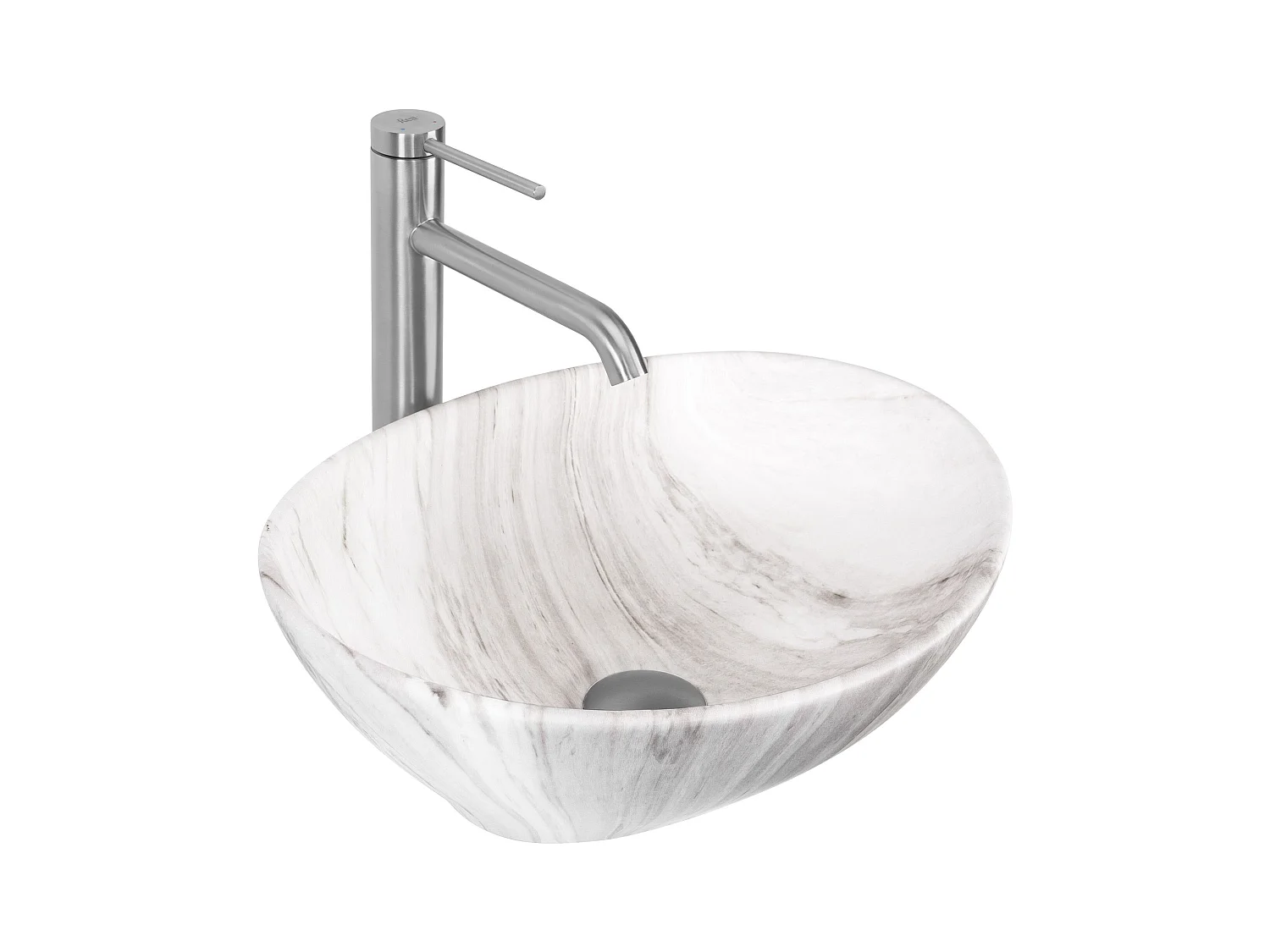 Lavabo Sobre Encimera Rea Sofia Ash Matt