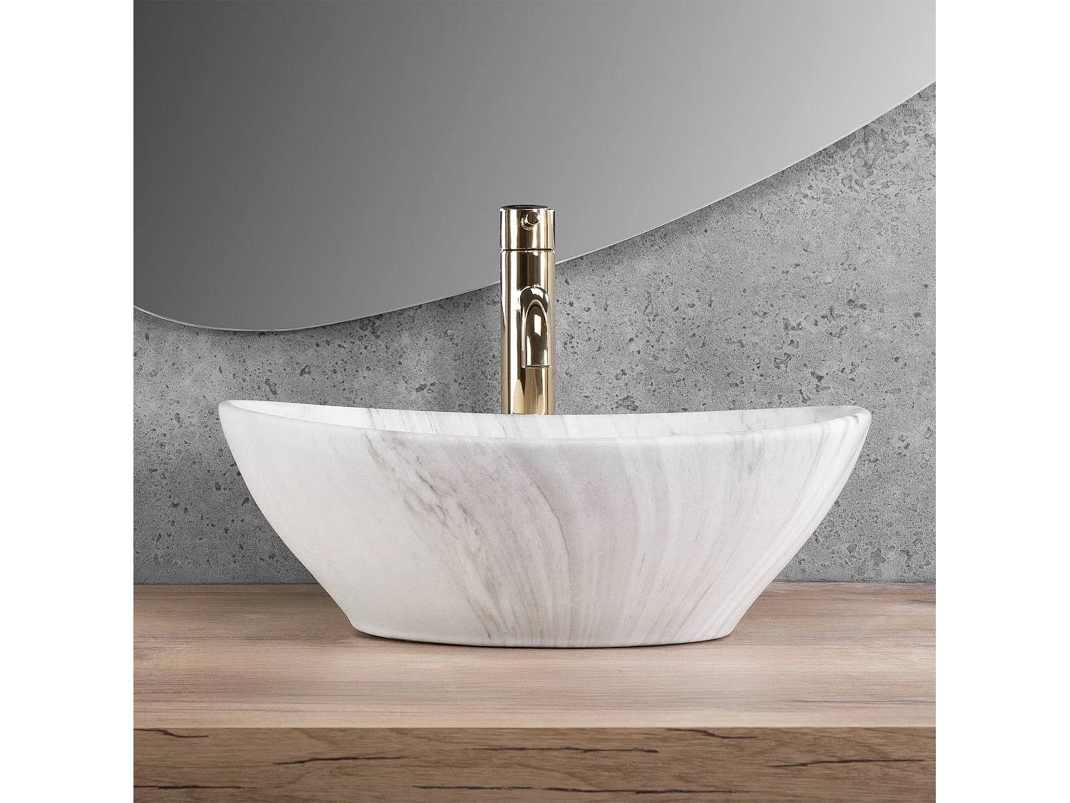 Vasque À Poser Rea Sofia Ash Matt