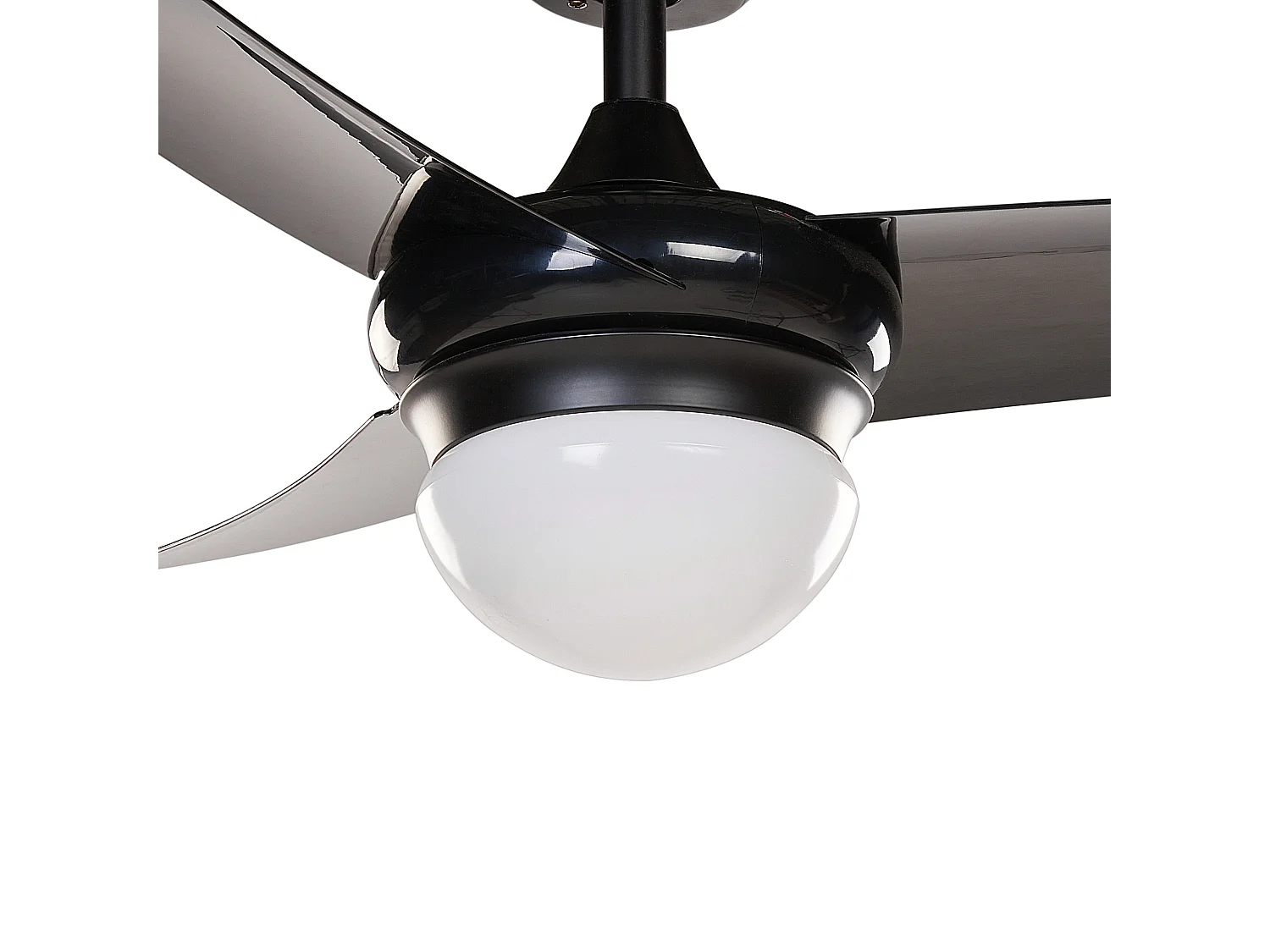 Ventilateur de plafond avec lampe JIBOA Avec télécommande Noir