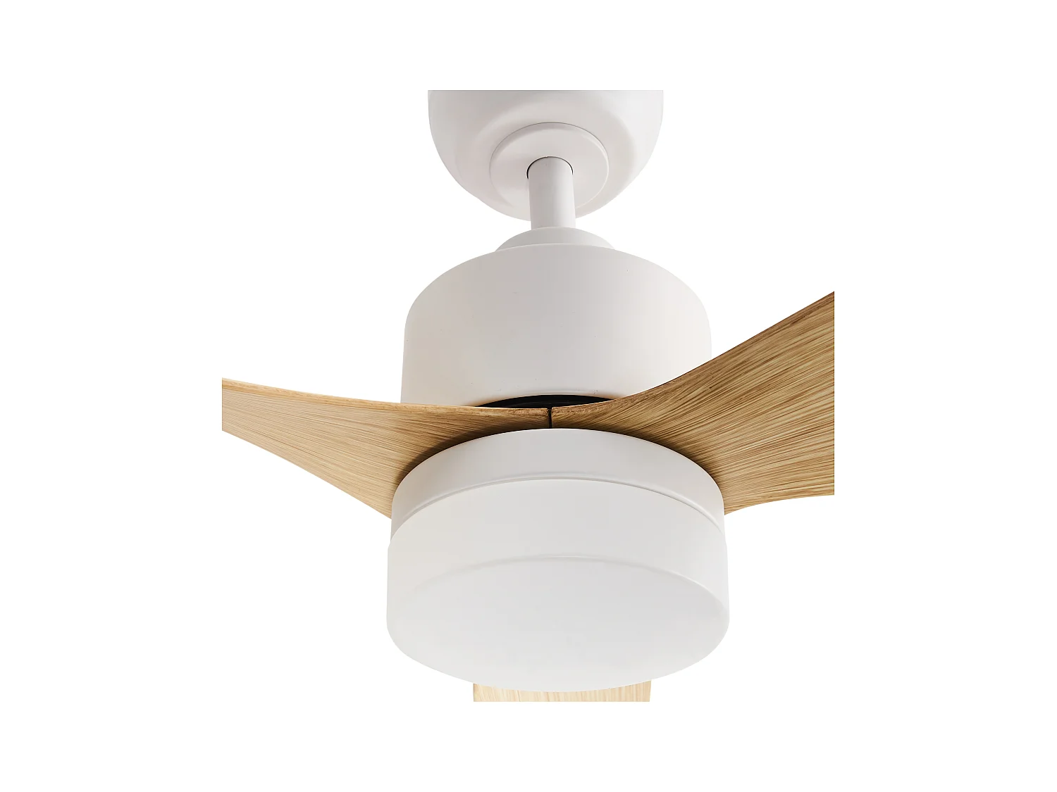 Ventilateur de plafond avec lampe ANDERSON Avec télécommande Marron clair