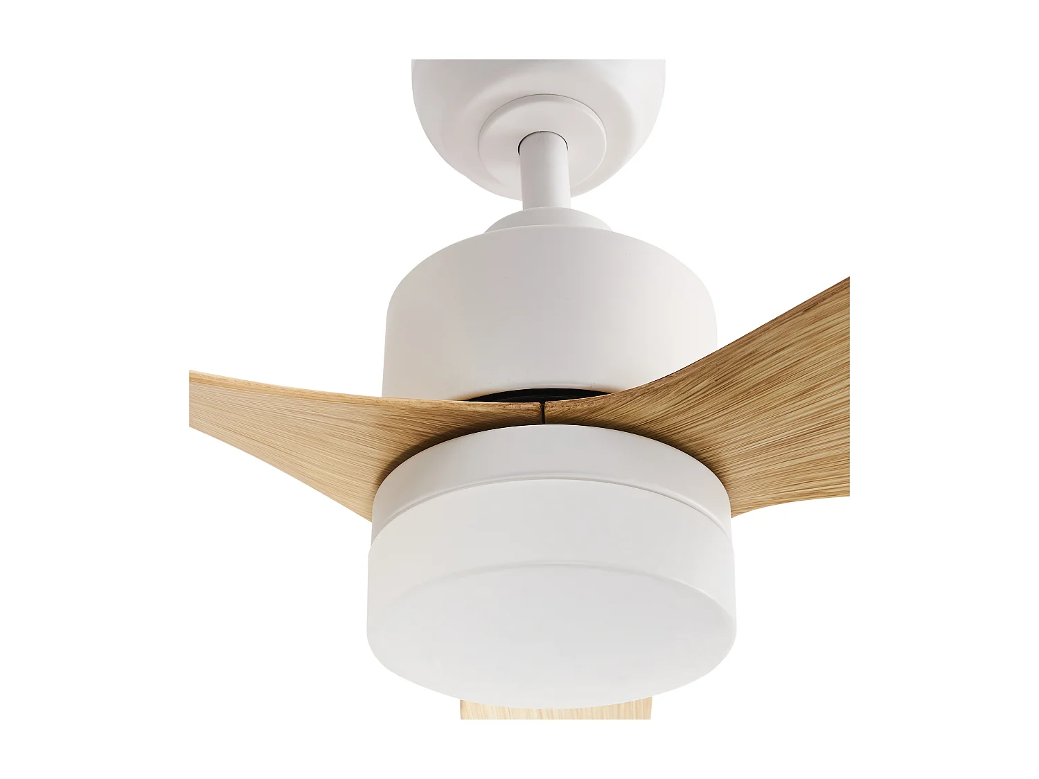 Ventilateur de plafond avec lampe ANDERSON Avec télécommande Marron clair