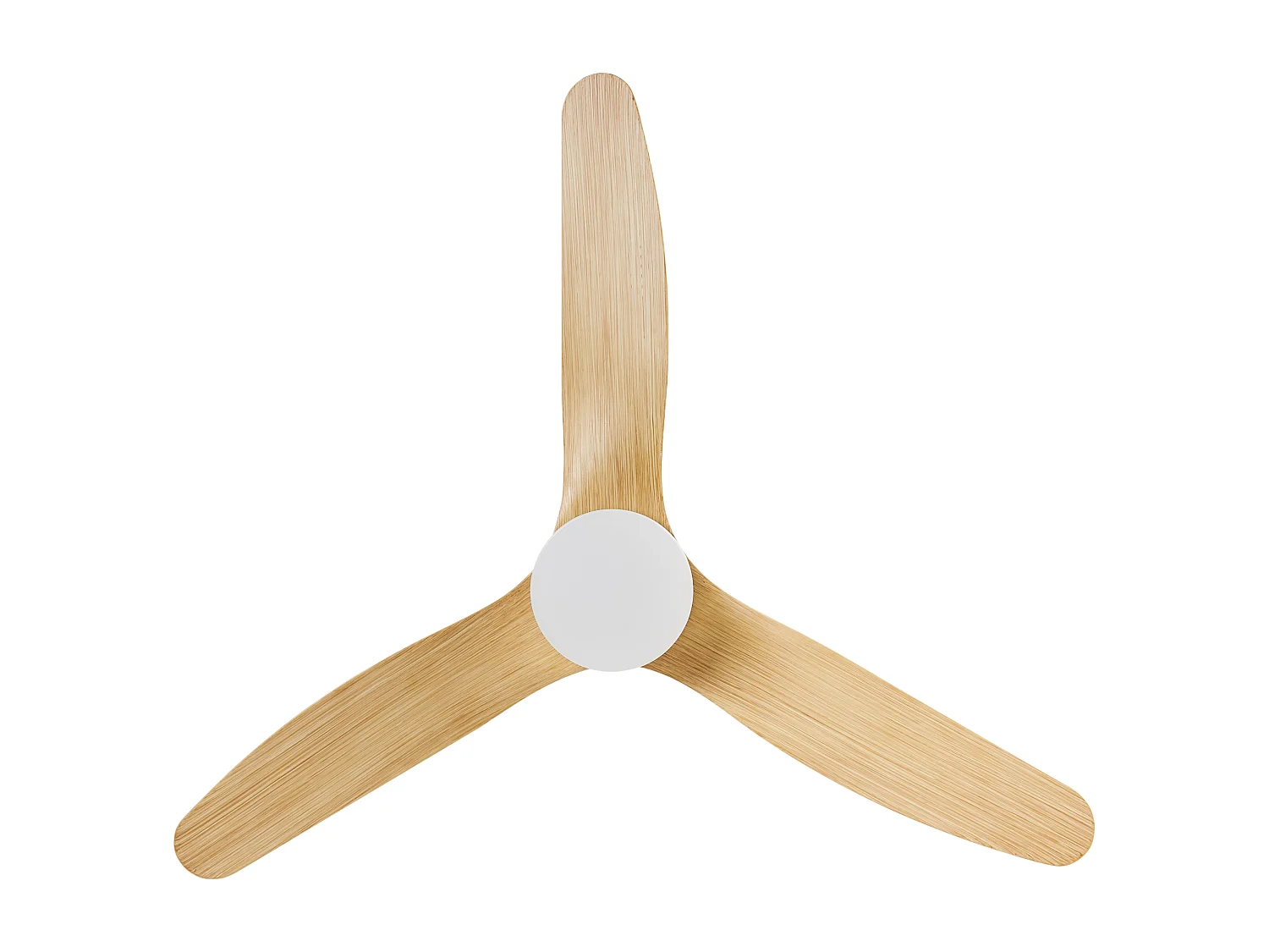 Ventilateur de plafond avec lampe ANDERSON Avec télécommande LED Marron clair