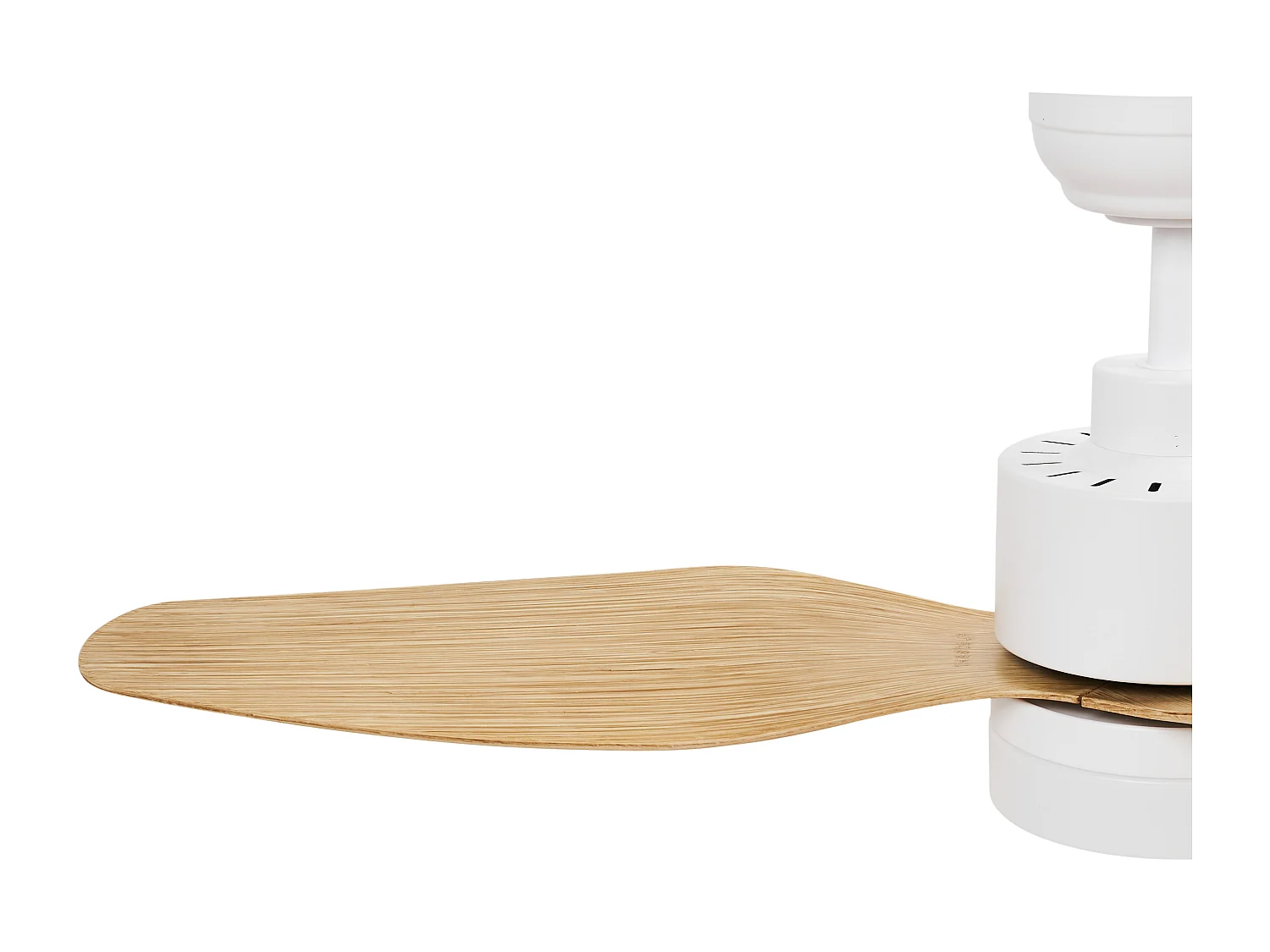 Ventilateur de plafond avec lampe ANDERSON Avec télécommande LED Marron clair