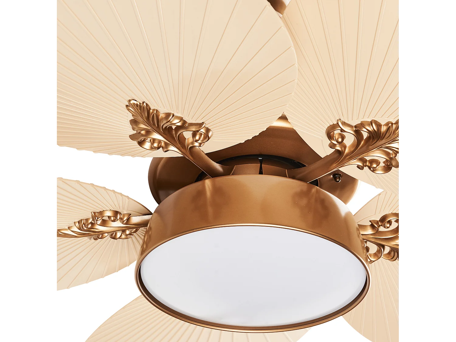 Deckenventilator mit Licht gold 3 Geschwindigkeitsstufen Fernbedienung Bormejo