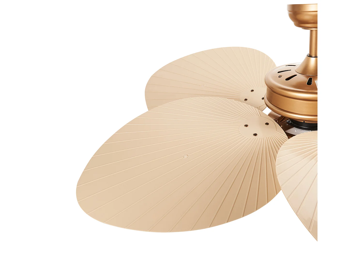 Ventilateur de plafond avec lampe BORMEJO Avec télécommande Doré