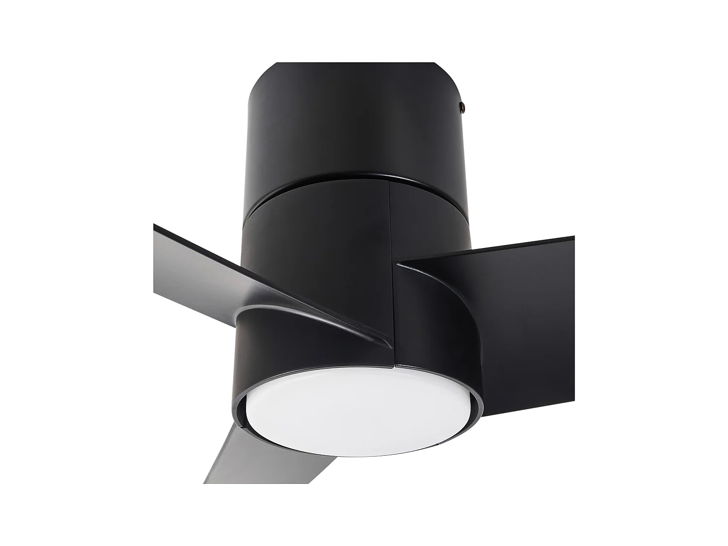 Wentylator sufitowy z lampą CANETE Z pilotem LED Czarny