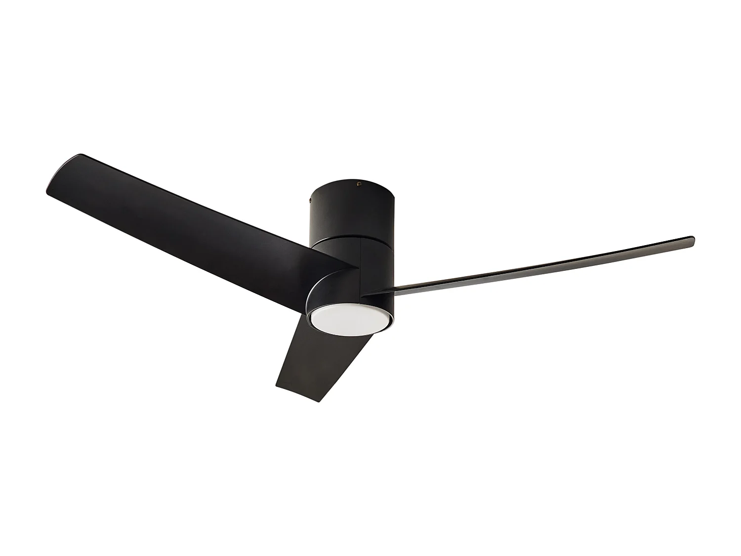 Ventilador de teto com luz CANETE Com comando remoto LED Preto