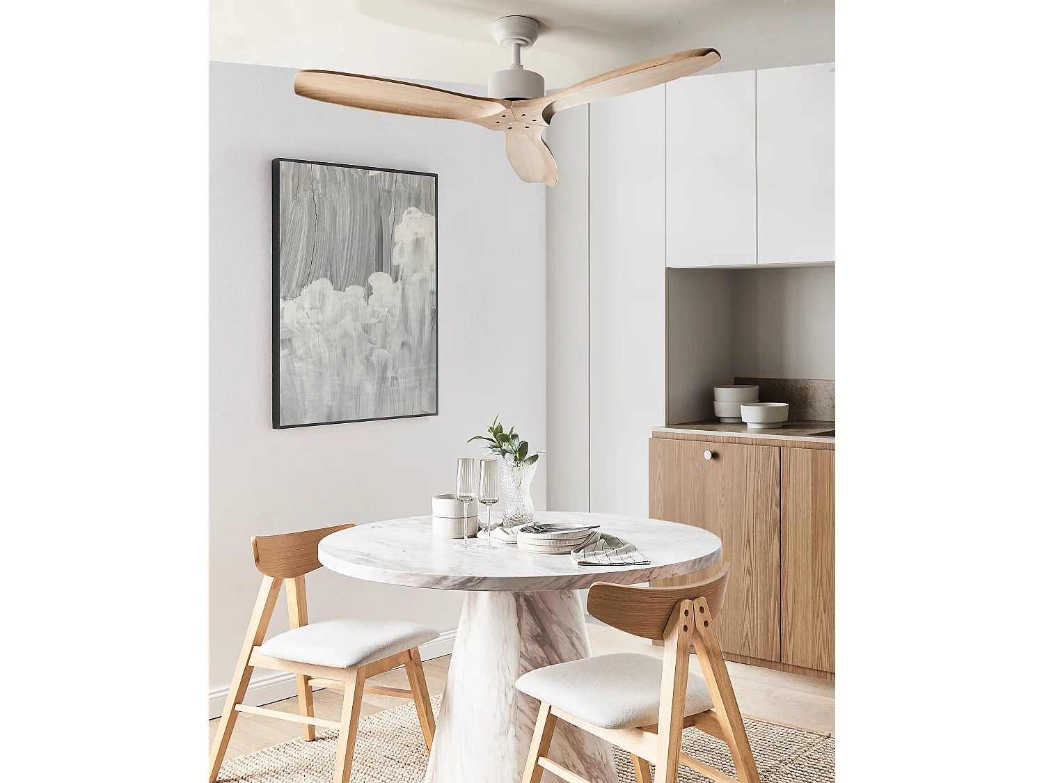 Ventilateur de plafond ARANI Marron clair