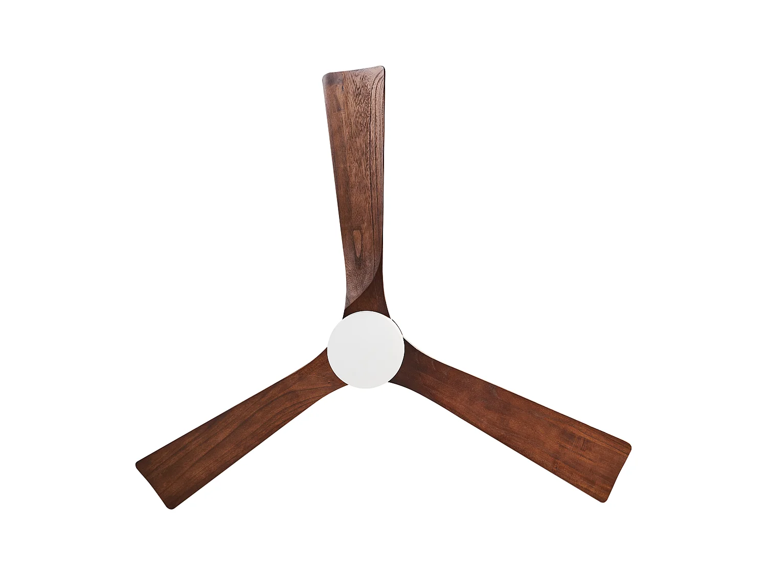 Ventilateur de plafond avec lampe ARUWIMI Avec télécommande Laiton