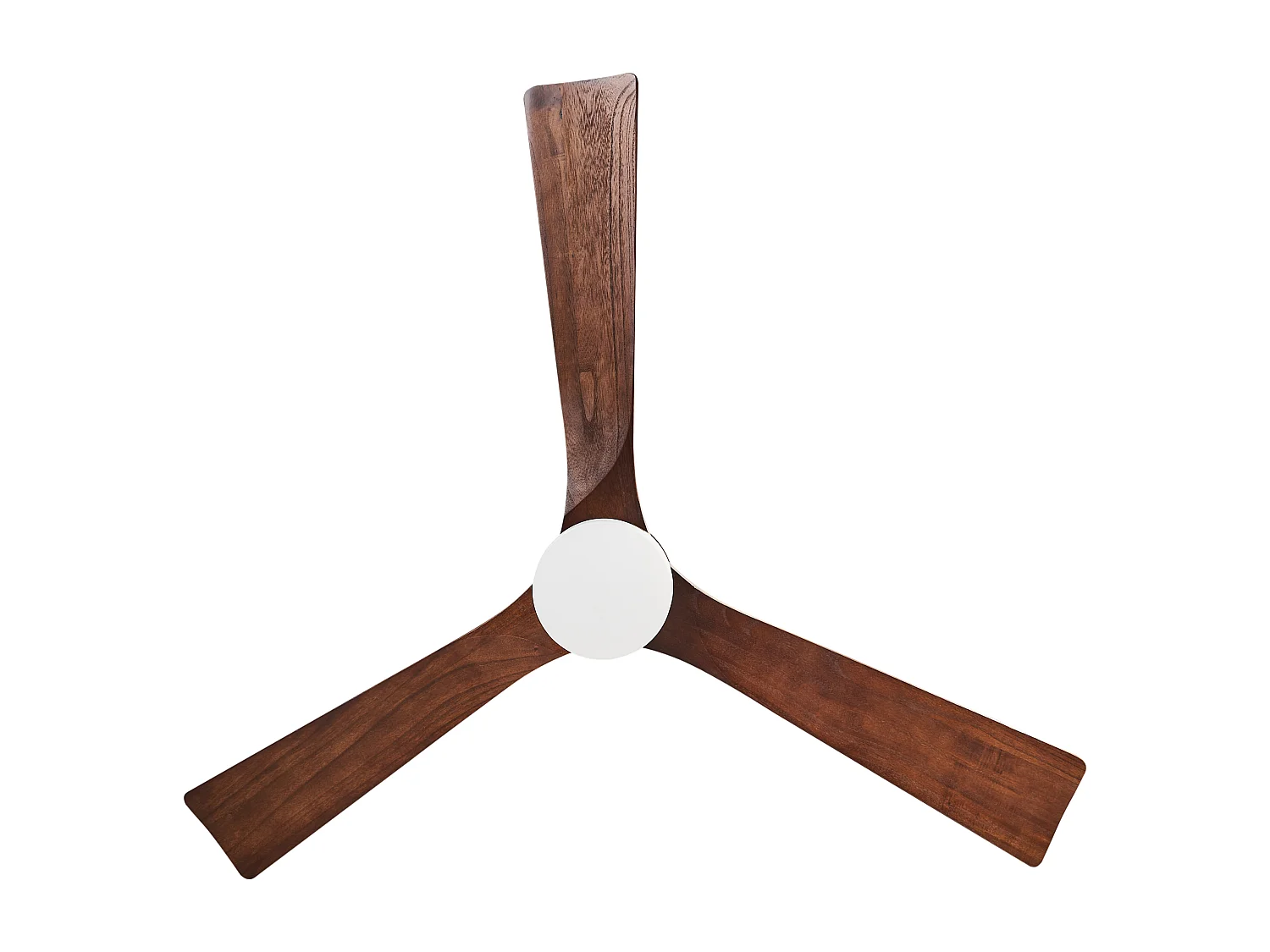 Ventilateur de plafond avec lampe ARUWIMI Avec télécommande LED Laiton