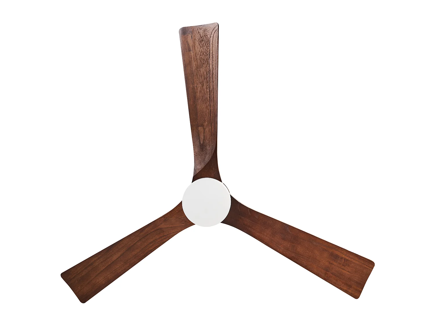 Ventilateur de plafond avec lampe ARUWIMI Avec télécommande Laiton