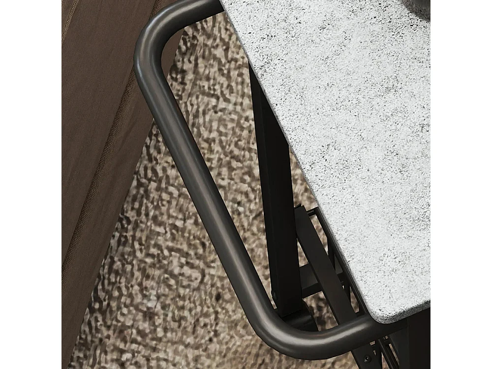 Desserte cuisine 4 niveaux chariot de service sur roulettes plan de travail cadre en acier 49,5 x 31 x 91 cm gris clair