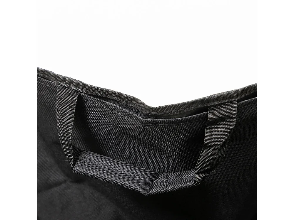 Chaise de camping pliable avec sac de transport et pochette latérale compact ultra légère noir