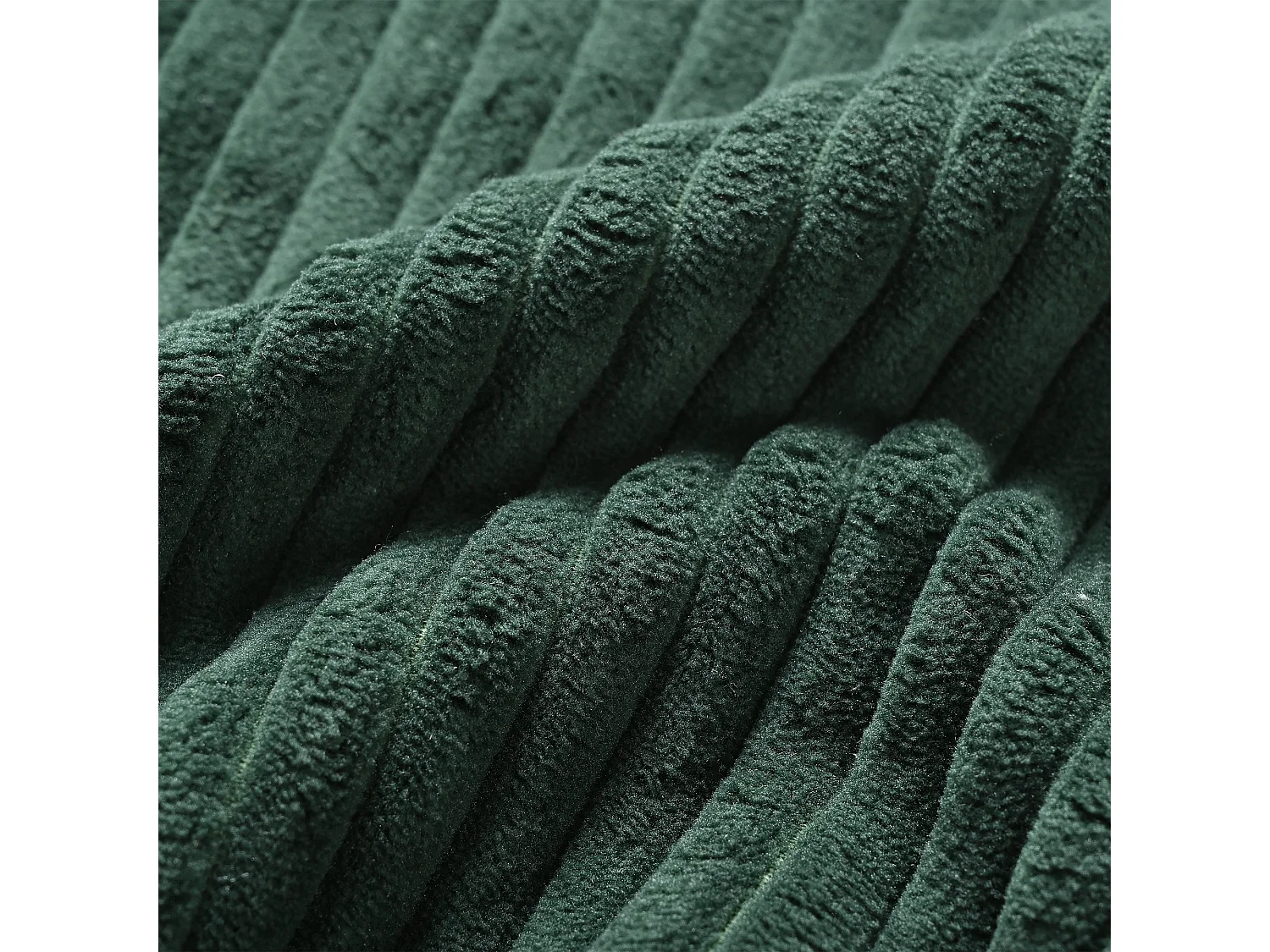 Canapé modulable, canapé à deux coussins, velours lampadaire, avec housse amovible, vert