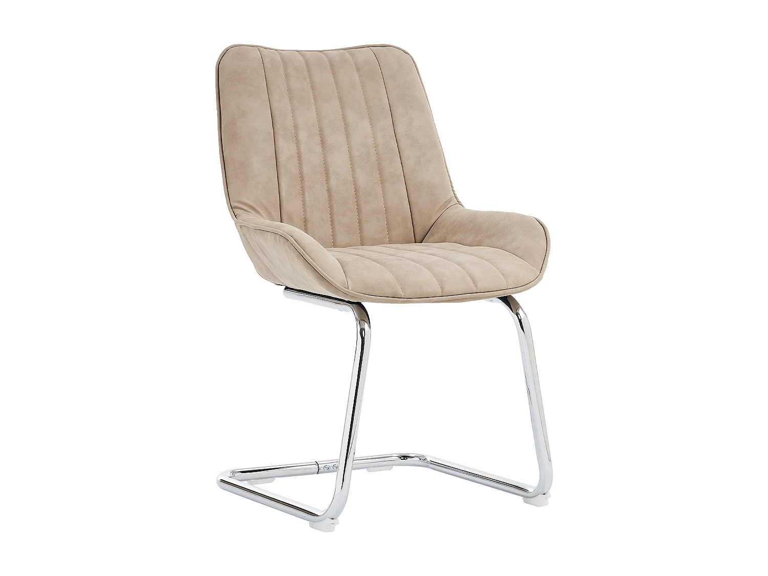 Chaise de salle à manger de style médiéval moderne, en cuir synthétique, lot de deux, couleur kaki.