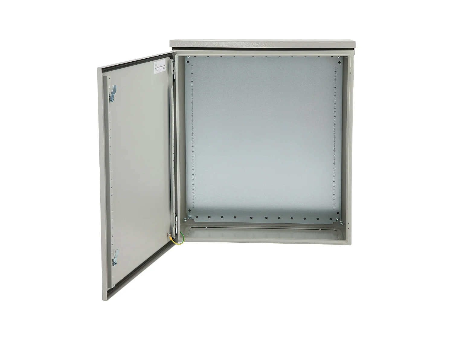 Boîtier Électrique en Acier SucceBuy, NEMA 4 Extérieur 61 x 61 x 30,4 cm, UL, Bboîte de Jonction à Charnière au Carbone Laminé à Froid avec Capot de Pluie