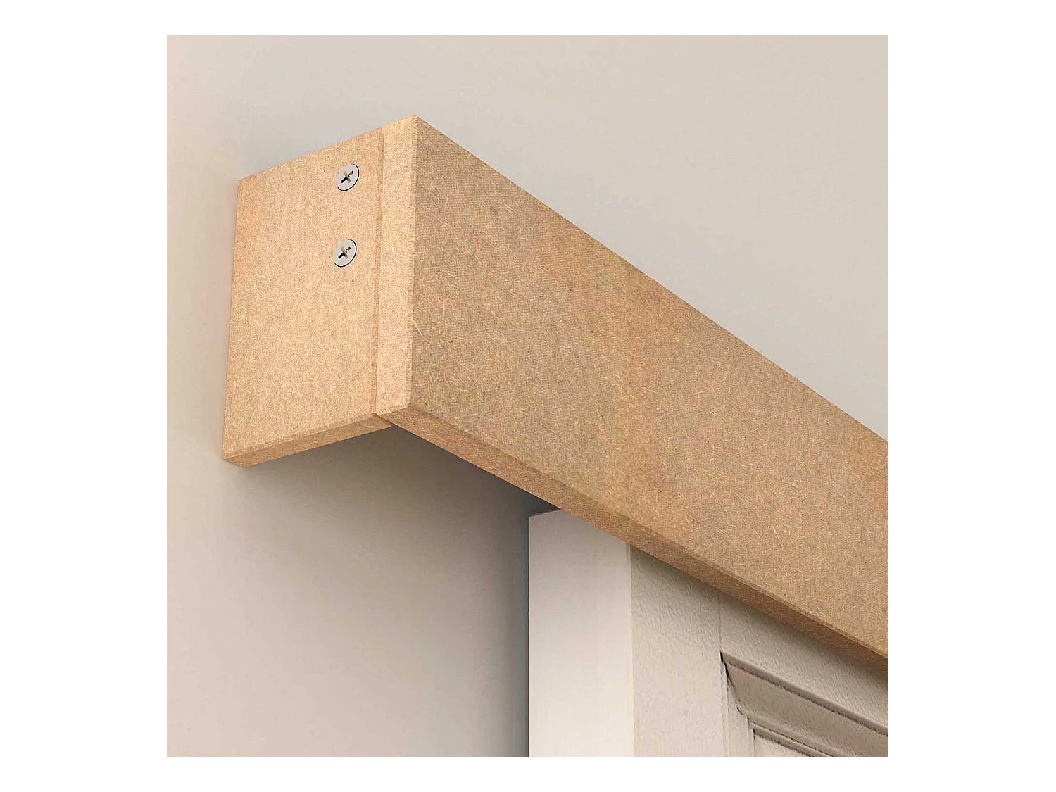 Binario per porte scorrevoli stile country con kit di montaggio