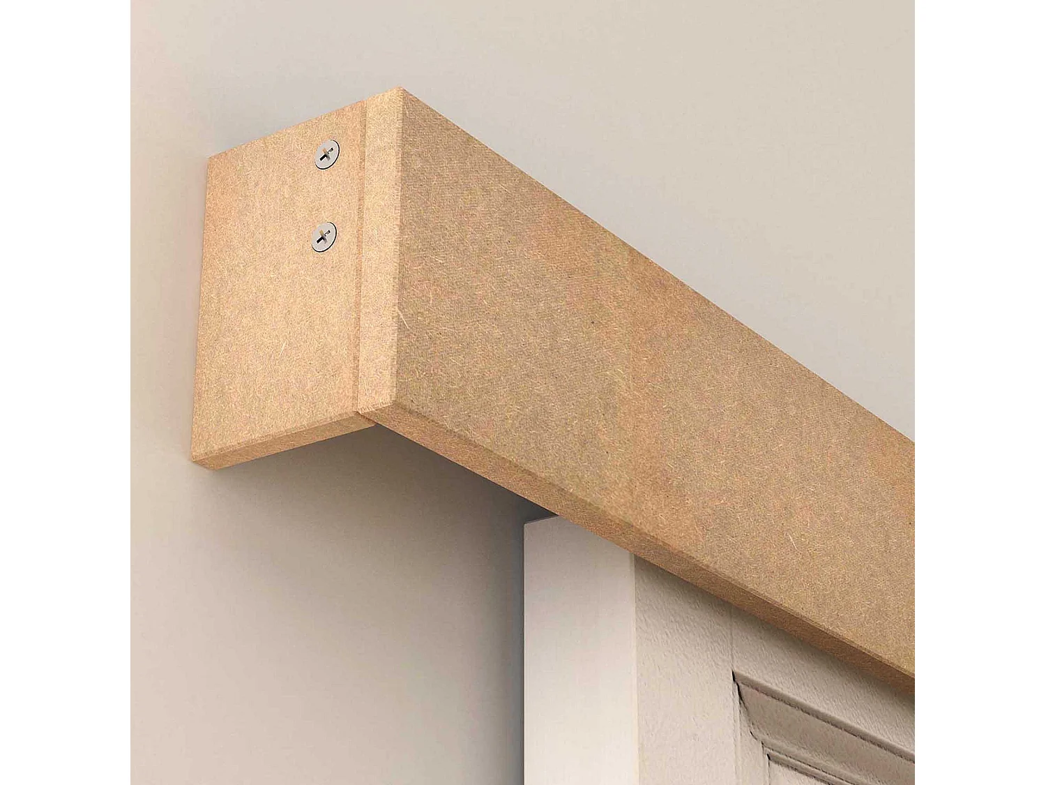 Binario per porte scorrevoli stile country con kit di montaggio