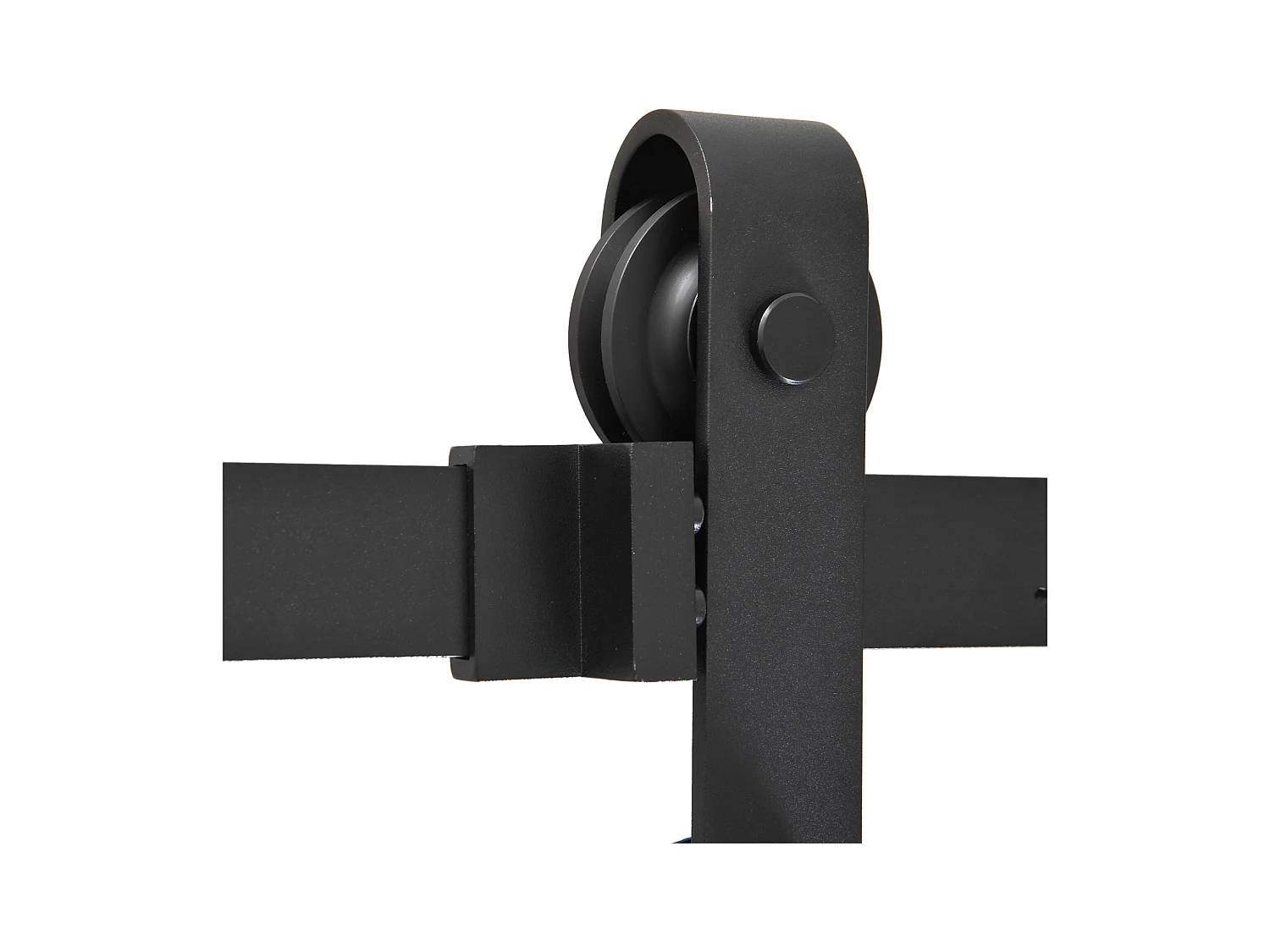 Binario per porta scorrevole con spessore 3.4-4 cm con kit accessori