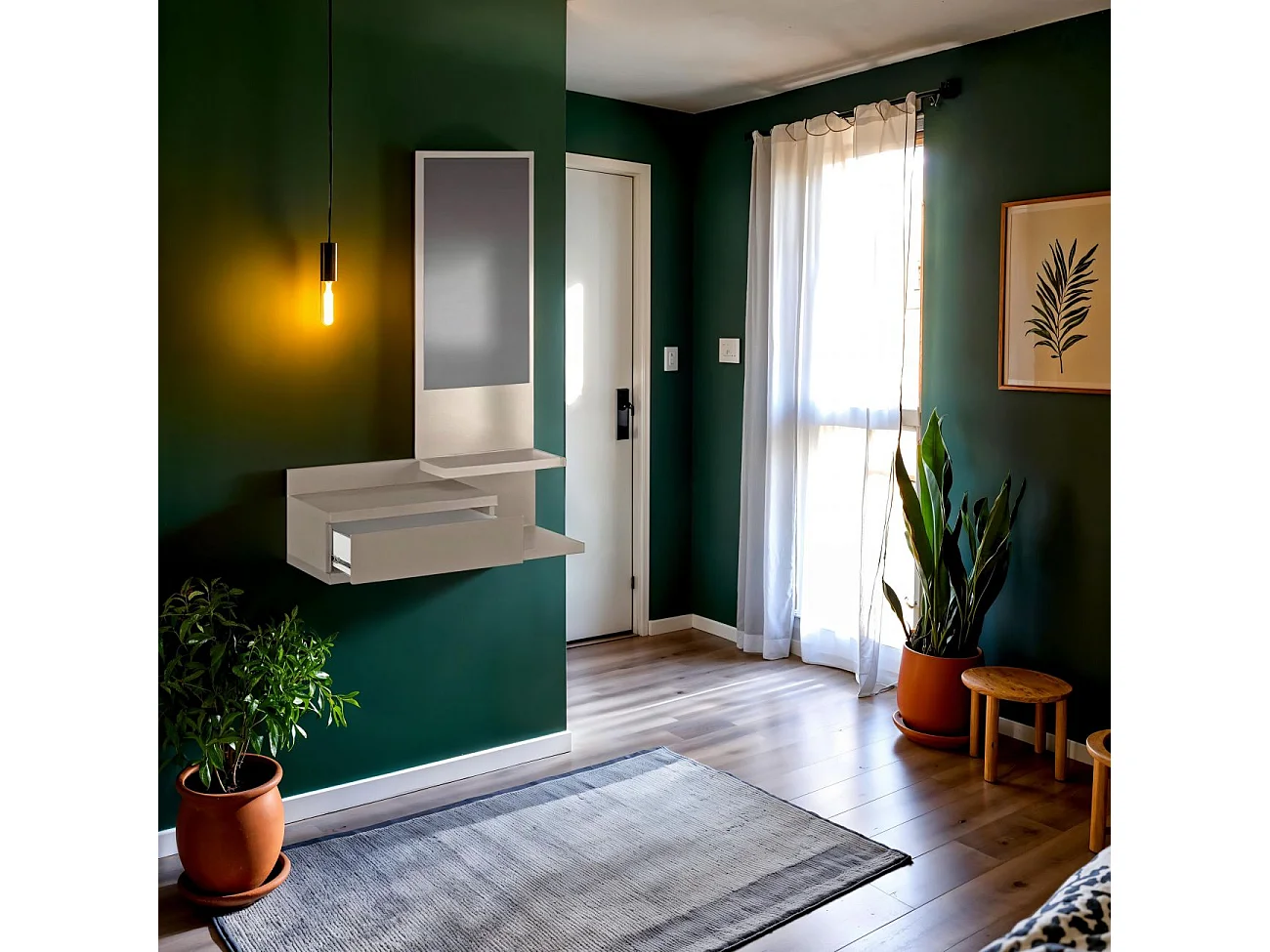 Mueble de recibidor Fiord SH Blanco Roto