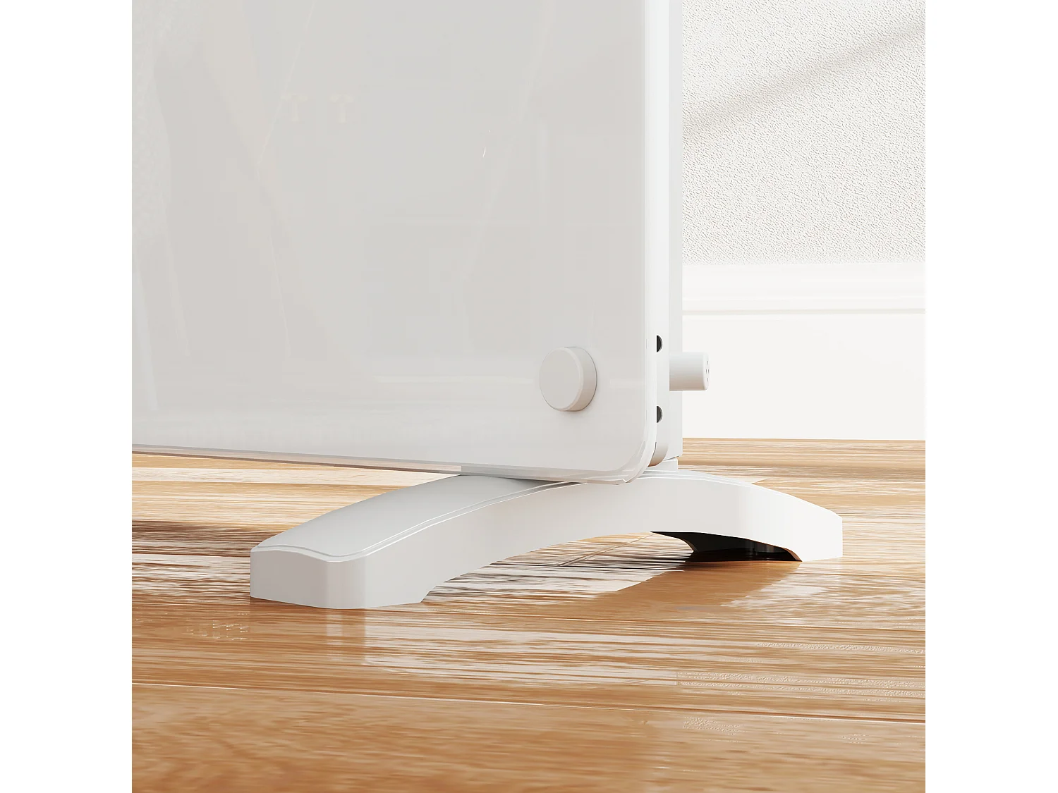 Riscaldatore 2000w con temperatura regolabile timer telecomando bianco