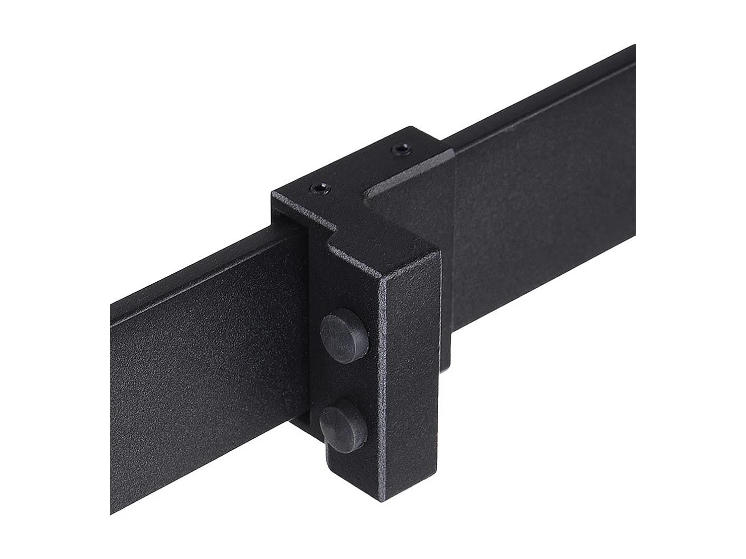 Binario per porta scorrevole kit montaggio completo nero