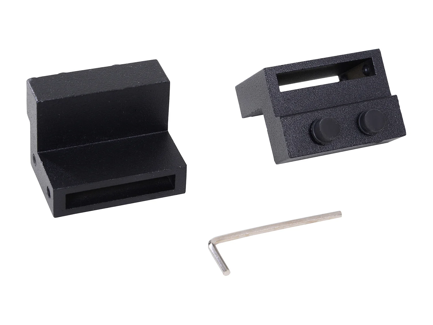 Binario per porta scorrevole kit montaggio completo nero