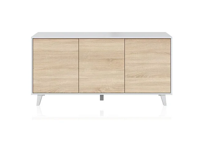 Aparador Niva Blanco Brillo - Roble Canadian