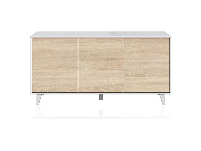 Aparador Niva Blanco Brillo - Roble Canadian