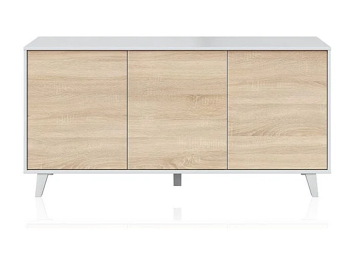 Aparador Niva Blanco Brillo - Roble Canadian