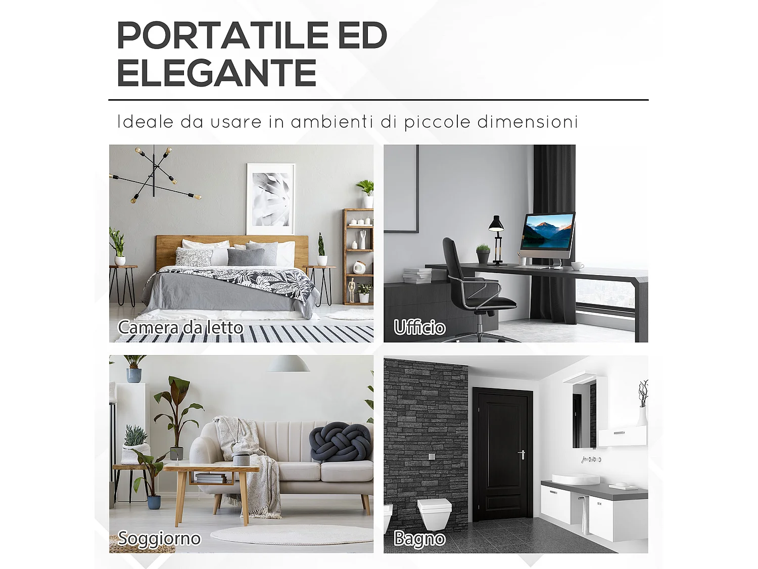 Purificatore d'Aria con filtro HEPA carbone attivo 3 velocità